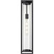 Caleb 1 Light 24 inch Textured Black Outdoor Wall Sconce